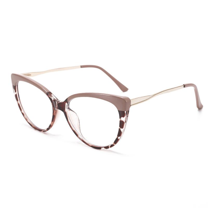 TR90 Anti Blue Light Cat Eye Glasses Women Luxury Designer Retro Eyeglasses for Ladies Optical Frame Fashion