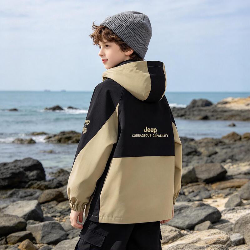 JEEP Youth Hooded Windbreaker Jacket