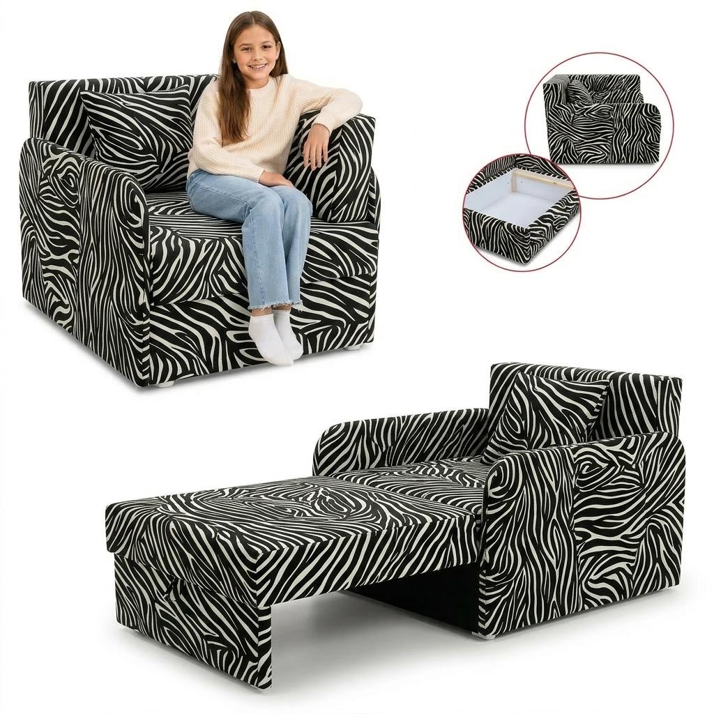 Kinderbett Denis 3B Flowers mit Ausziehfunktion und Bettkasten – Family Meble