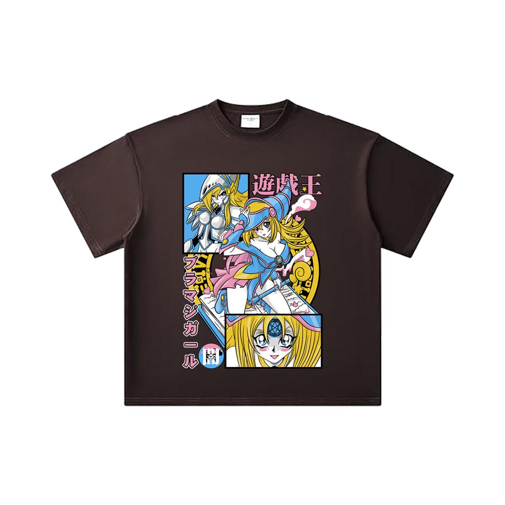 260 GSM Double Yarn 32 Count 100% Cotton Yu-Gi-Oh V4 Maga Obscura Print Unisex Heavy Cotton T Shirt