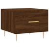 VidaXL Coffee Table Brown Oak 50x50x40 Cm Engineered Wood 829378