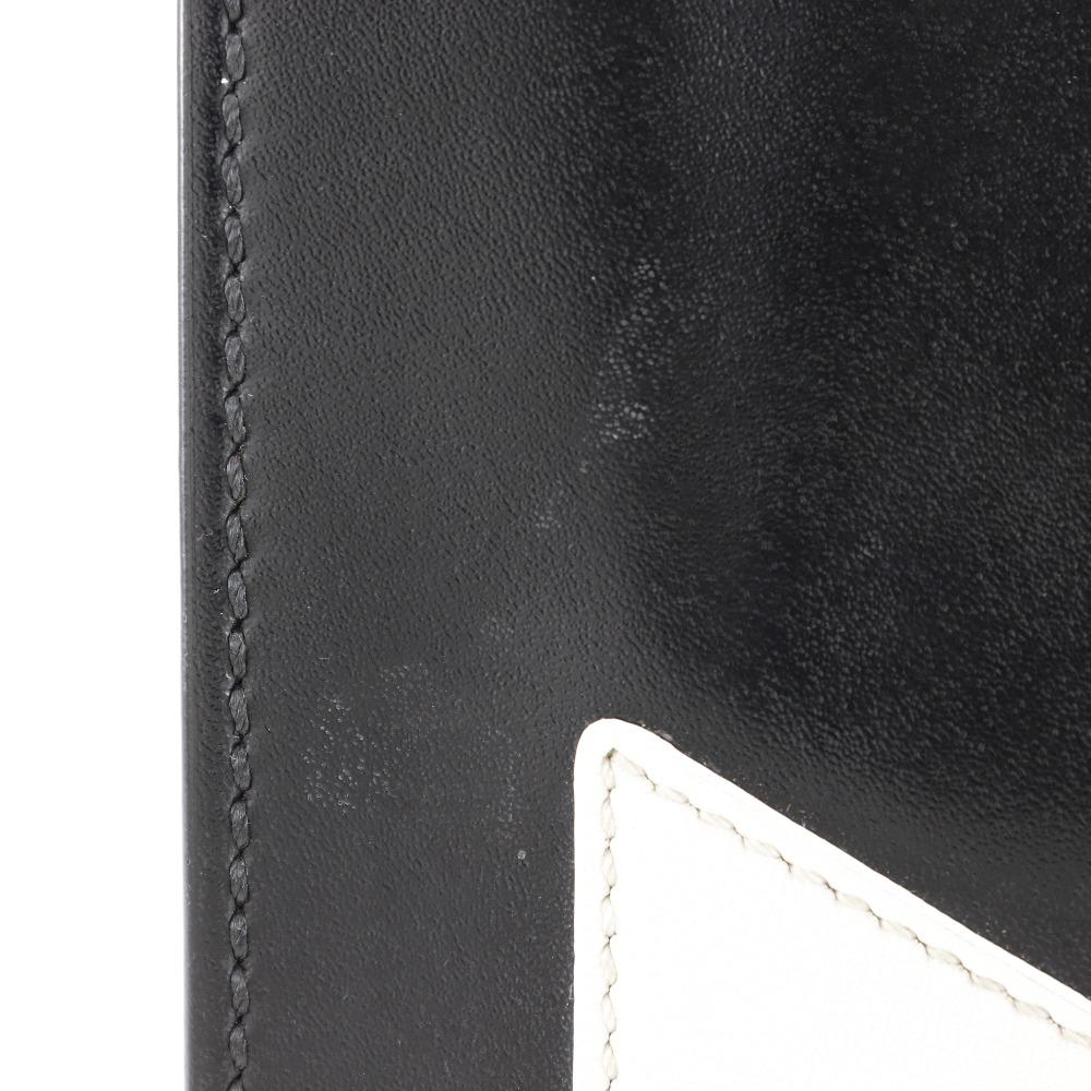 Fendi Bugs Monster Clutch Bag 7VA433 Black Calfskin Unisex Used