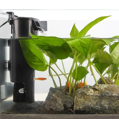Filter  Aeration  Pump Low Water Level Water Purifier Quiet Operation Small Aquarium Fishbowl Hanging Waterfall For Amphibians