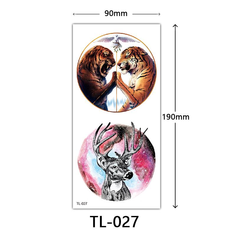 Blumen Tattoo Aufkleber, Farbige Skizzen Tattoo Aufkleber, Englische Buchstaben, Hochzeitsfotografie Tattoo