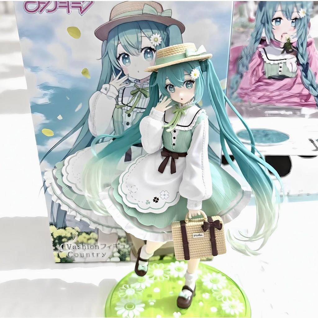 Taito Originální anime figurka Hatsune Miku - PVC Akční model Panenka pro sběratele Dárek k narozeninám Módní verze