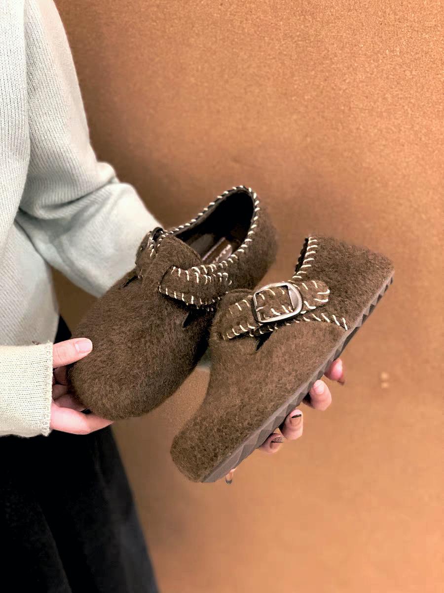 

Ретро сандалии Birkenstocks на плоской подошве, женские, осень 2025, новая универсальная модная легкая повседневная обувь на одной педали 40