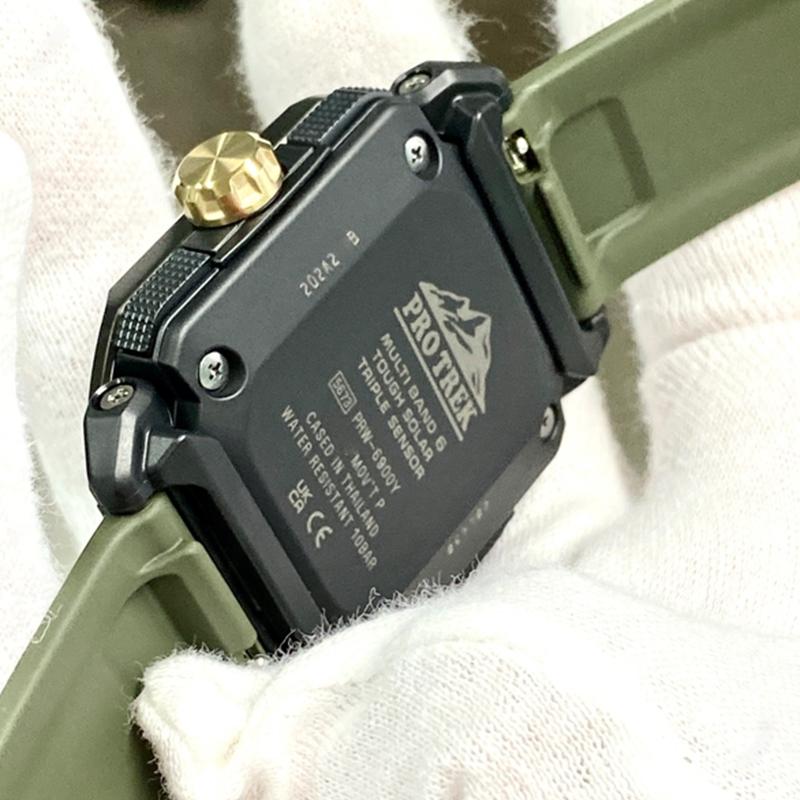 Řada PRW-61 PRW-6900Y Řemínek Pro Casio PROTREK PRW-6800 PRW6900 PRW-3400 Pánské TPU Voděodolný Náhradní Pásek Hodinkové Příslušenství