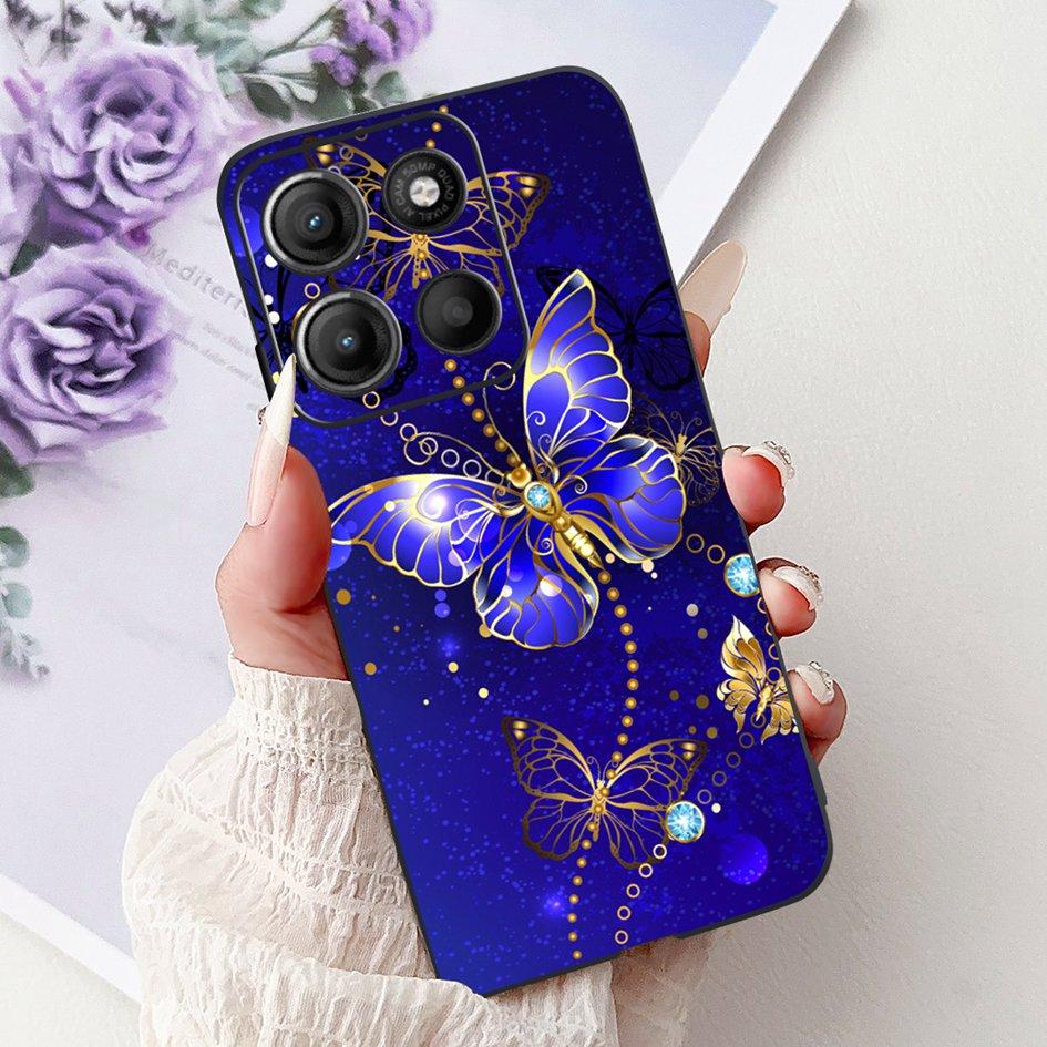 Silicone Case For Motorola Moto G15 G75 2024 Cover Cute Panda Lion Shockproof TPU Phone Cases For MotoG15 MotoG75 G 75 G 15 Etui
