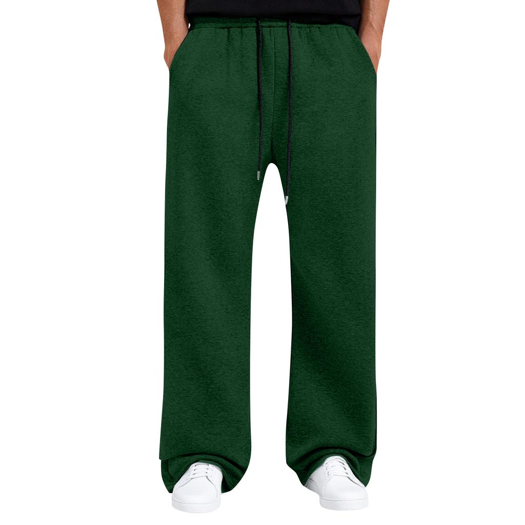 Men's Baggy Sweatpants Wide Leg Sweat Pants With Pockets