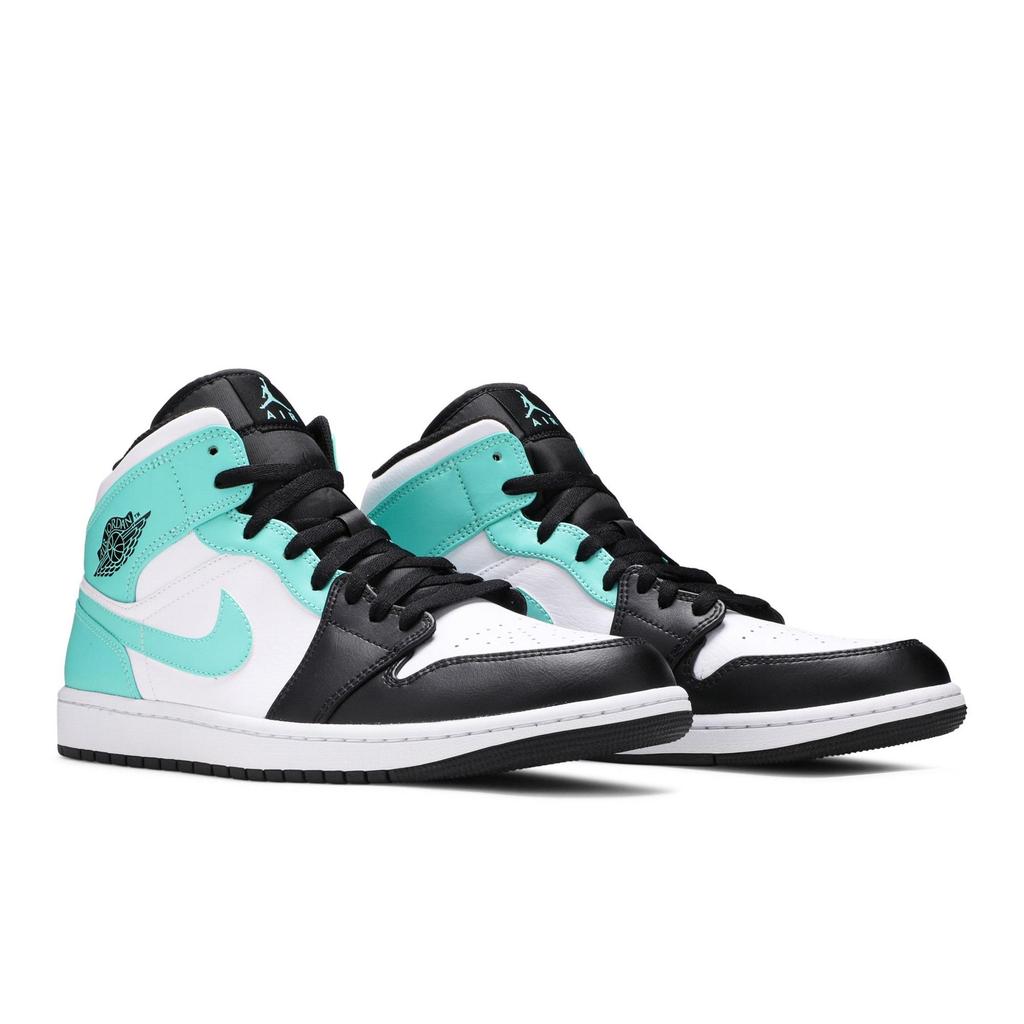 Air Jordan 1 Mid 'Tropical Twist' (Unisex) White / Black / Tropical Twist Vintage Basketball Shoes 554724 132