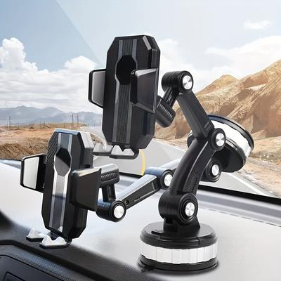 360 Rotatable Cellphone Car Phone Holder Fixed Shockproof Mobile Stand Big In GPS Support For iPhone Xiaomi Samsung Accesorries