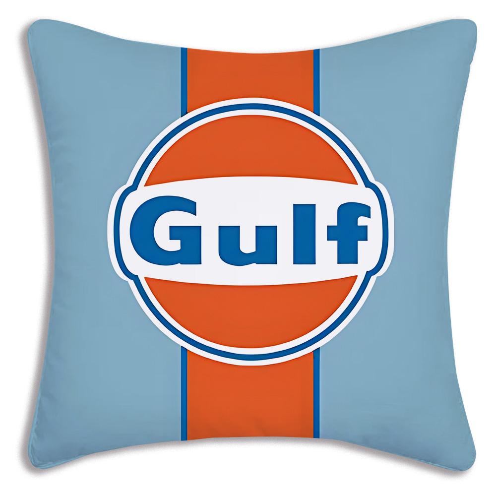 Racing For Gulfs Pillow Covers Cartoon Sofa Decorative Home Double-sided Printing Short Plush Cute Cushion Cover