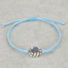 Sports Ball Bracelet Adjustable Basketball Charm Bracelet Basketball Braided Cord Bracelet with Charm for Girl Women Men