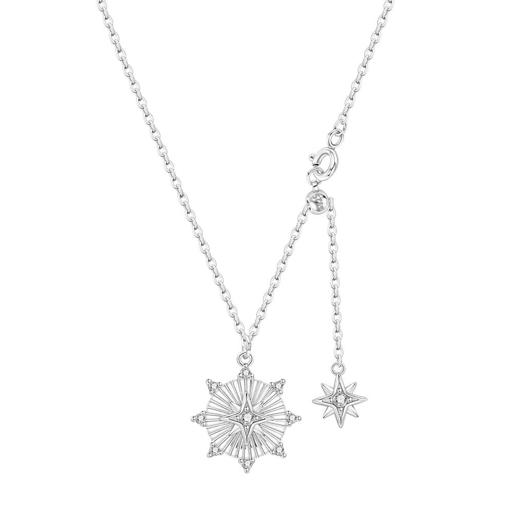 Orstarry S925 Silver Necklace sparkling Starry Star River Necklace Versatile Fashion For Women Birthday Jewelry Gift