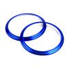 2PCS Car Aluminum Air Outlet Trim Cover Sticker Blue Fits For Subaru BRZ Toyota 86