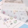 DIY Epoxy Resin Casting Molds Pendant Resin Molds, Including Heart & Round-Shaped Silicone Mold for Jewelry Making