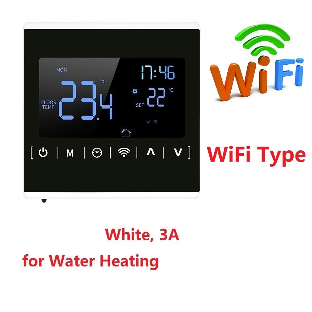 110V 220V Floor Warming Room Wifi Thermostat for Electric Gas Boiler Water Heating Voice Temperature Controller Fahrenheit