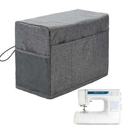 Anti Dust Sewing Machine Cover PVC Protective Sewing Tool Storage Bag Portable Quilted Solid