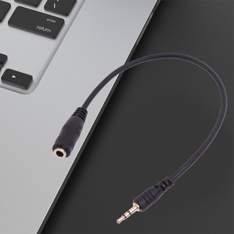 2.5mm to 3.5mm Audio Adapter 2.5mm Male to 3.5mm Female  Audio Converter Gold-Plated Audio Jack Connector for Headphone
