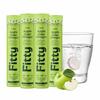 Tabletas Efervescentes Fitty de Vinagre de Manzana con Madre Manzana Verde (Paquete de 4 x 15 Comprimidos) Aumenta la Energía y el Metabolismo