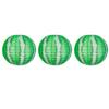 3pcs 10inch Watermelon Paper Lantern Portable Summer Hanging Lantern  Hawaii Party