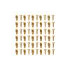 Cabinet Hinge Short Expansion Screw Set for Stone Tile Partition Installation Durable Fastening Hardware Suitable for Various Wood and Metal Surfaces