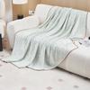 Double Side Flower Pattern Cool Feeling Summer Blanket Thin Nap Blanket Summer Quilt  Children