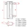 LZQ-2 Flowmeter 0-3LPM Flow Meter with Control Valve for Oxygen/Air/Gas