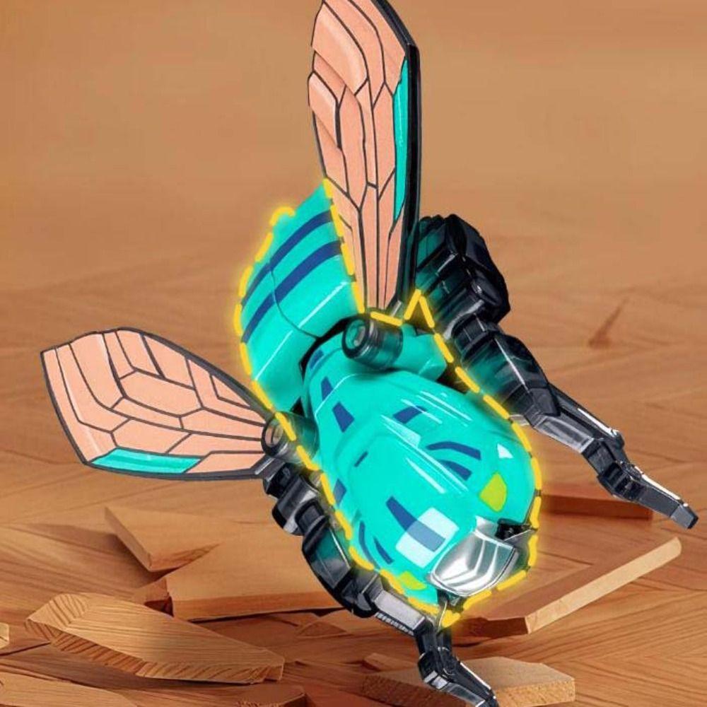 Zinc Zinc Alloy Material Insect Transformer Mecha Toy Double Combination Action Figure Creative Toy
