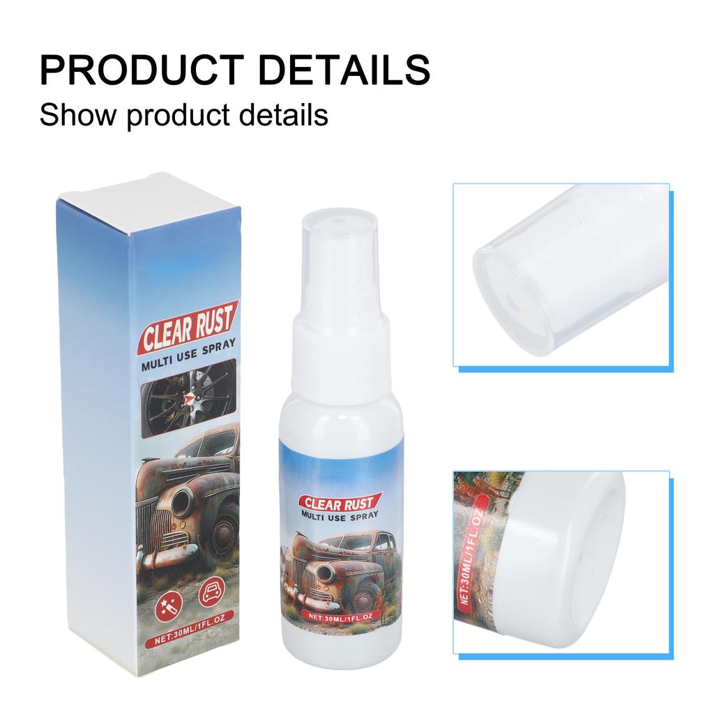 Water Taps Multi Purpose Convenient Application Rust Remover Inhibitor Strong Rust Removal Car Rust Removal Spray