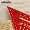 Clear Scales Aluminum Triangle Ruler 90° Right Angle Rafter Square Protractor  Woodworking