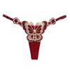 Briefs Panties Lady Stretch Breathable Butterfly Embroidered