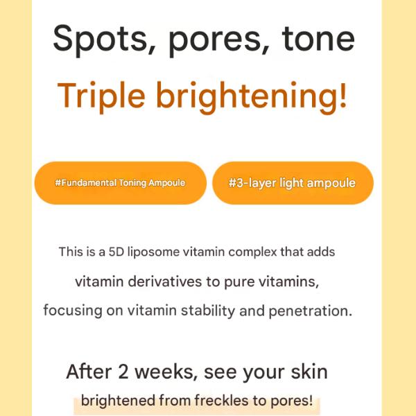 TORRIDEN Cellmazing Vita C Aufhellende Ampulle (30 ml / 1,01 fl.oz.) (3 Optionen)