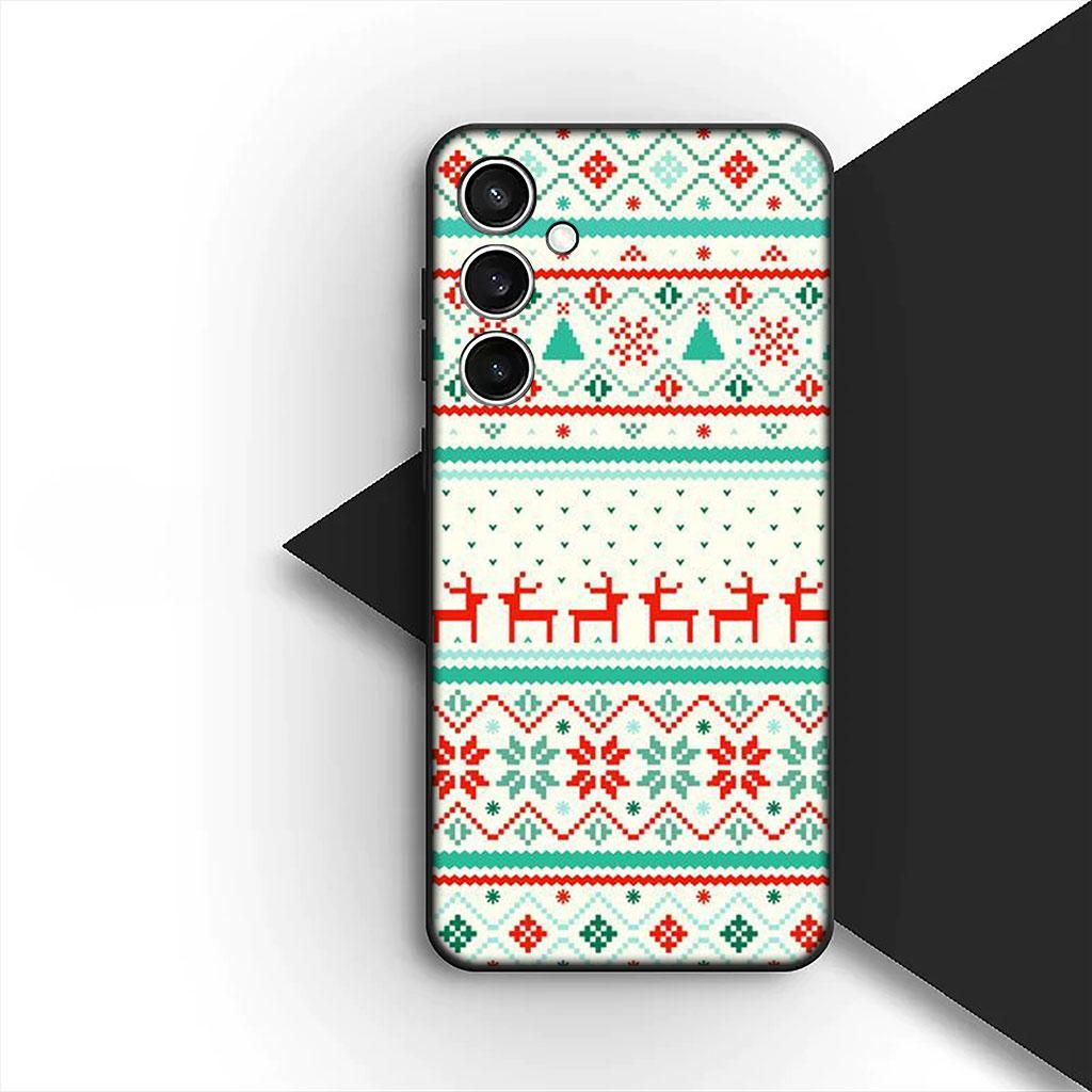 Père Noël Joyeux Noël Sapin de Noël Cerf Coque de Téléphone pour Apple iPhone 17 Air 12 13 Pro Max Mini ProMax 7 + 8 Plus Coque Souple