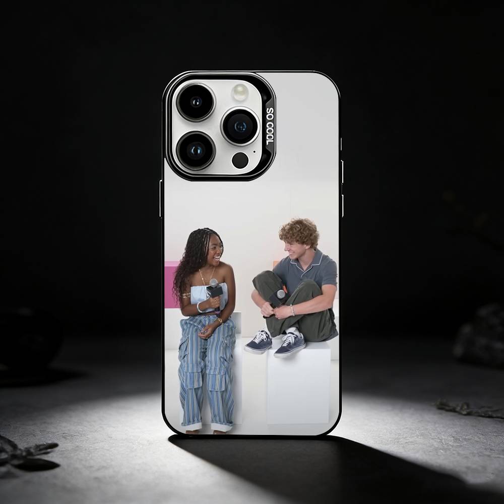 W-Walker and leah Phone Case For iPhone 17,16,15,14,13,12,11 Plus,Pro Max,XS,Colored silver phone case
