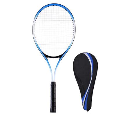 27 Inch Tennis Racket Single Tennis Racquet Beginner Competition Training Set with Carry Bag for