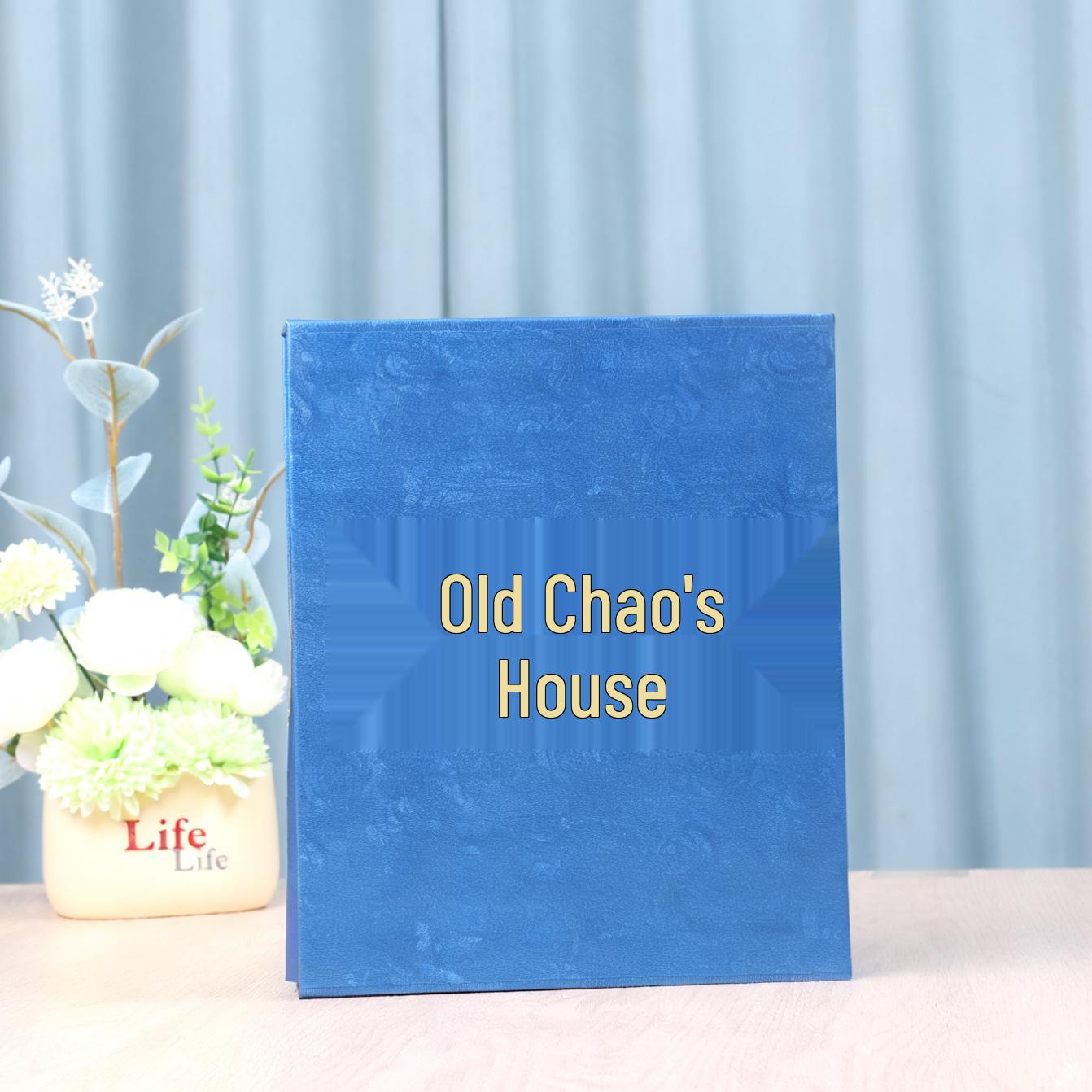 Rose Blue Hot Stamping Mixed Size Photo Album - 5 , 6 , 7 Boxed Storage