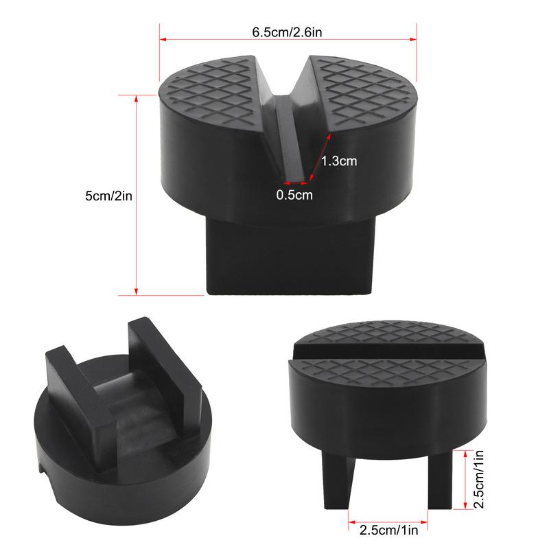 1PCS Jack Stand Pad Adapter Support Grip for Slotted Frame Rail Unique Design Protector Compatible for VW BMW Ford Nissan Toyota