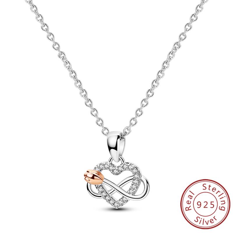 Necklace Copper Butterfly Love Heart Bear Classic Simple Adjustable Necklace For Women Girl Fashion Jewelry Gifts