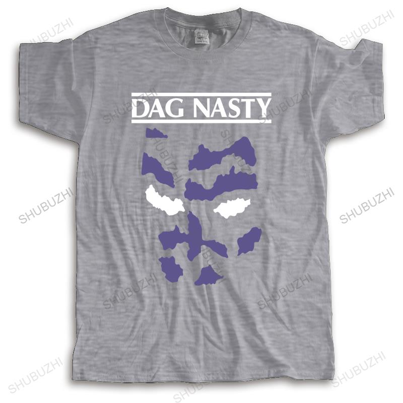 

New csual cool t shirt black tops for men DAG NASTY Punk Rock Band Logo Black Purple Mens Black T-Shirt Size S to 3XL many tops 4XL