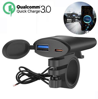 Motorrad USB Ladegerät 30W Typ C IP67 Wasserdichtes GPS Telefon Ladegerät für yamaha bmw usb Adapter für f850gs r1200gs Zubehör