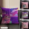 FUNNY Cartoon KKETNIPZ Cushion Cover Natural Linen Organic Fabric DoubleSided Printing Sofa Home Decor Gift Pillow Case
