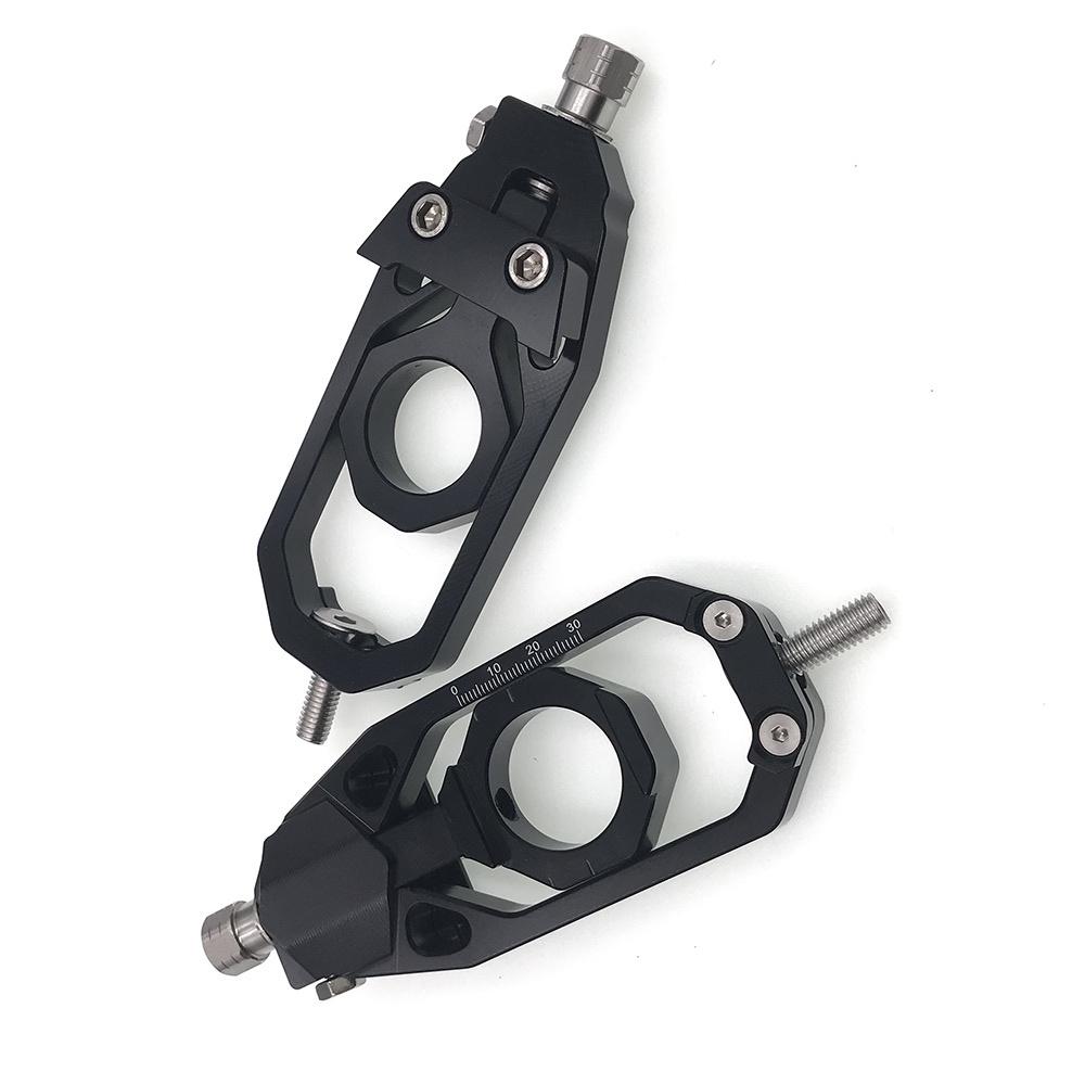 2x Rear Axle Block Chain Adjuster For Yamaha Tmax530 2017-2019 Tmax560 2020-2025