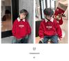 Fairy Tale Red Boys' Fleece Sweatshirt 2025 – Winter Thickened One-Piece Top for Children