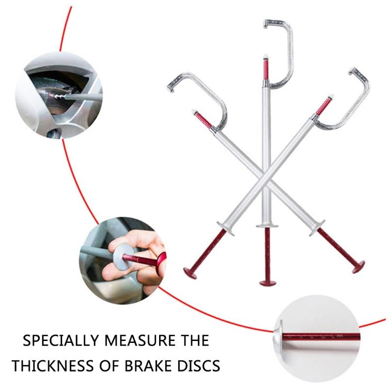 High Precise Brake Disc Thickness Caliper Accurate Measurement Ruler for Automotive Service Professional, Repair Shops