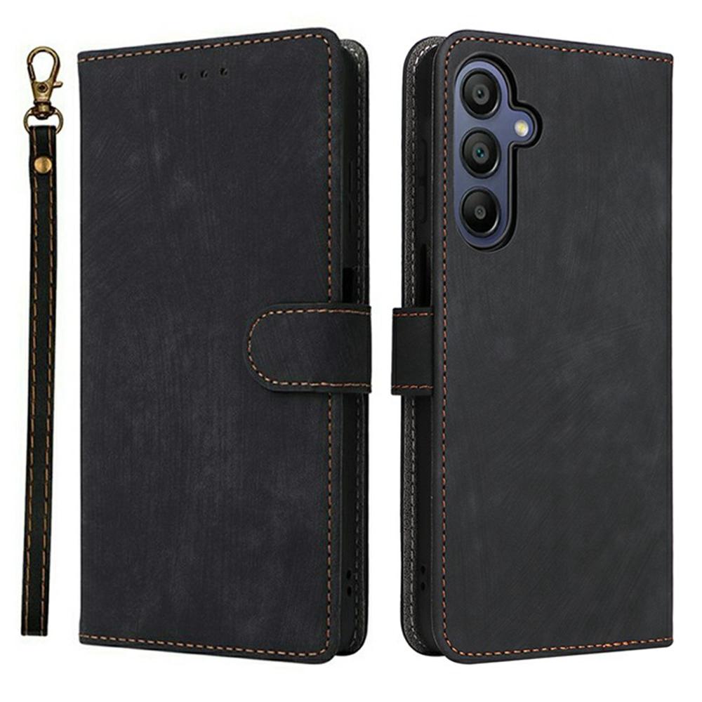 For Samsung Galaxy A17 5G Case Wallet RFID Blocking PU Leather Phone Cover Stand with Strap