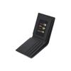 Daks Black Check Leather Wallet Dbwa4f093bk