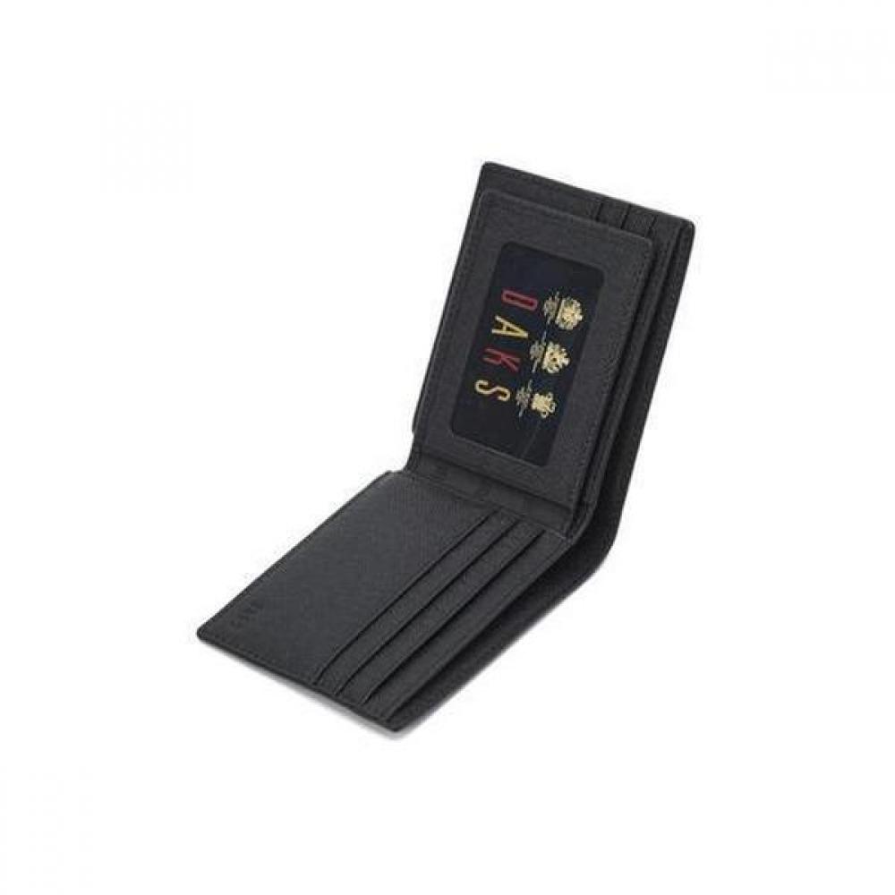 Daks Black Check Leather Wallet Dbwa4f093bk