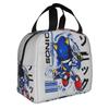 Custom S-Soniced Insulated Lunch Bags for Work School Hedgehog Game Resuable Cooler Thermal Lunch Box Men Women
