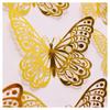 12 3D Hohl Schmetterling Wandaufkleber für festliche Weihnachts- und Feiertags-Heimdekoration